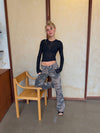 Audrine army jeans - Brown/green
