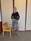 Audrine army jeans - Brown/green