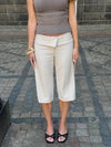 Calsia capri pants - Beige