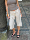 Calsia capri pants - Beige