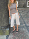 Calsia capri pants - Beige