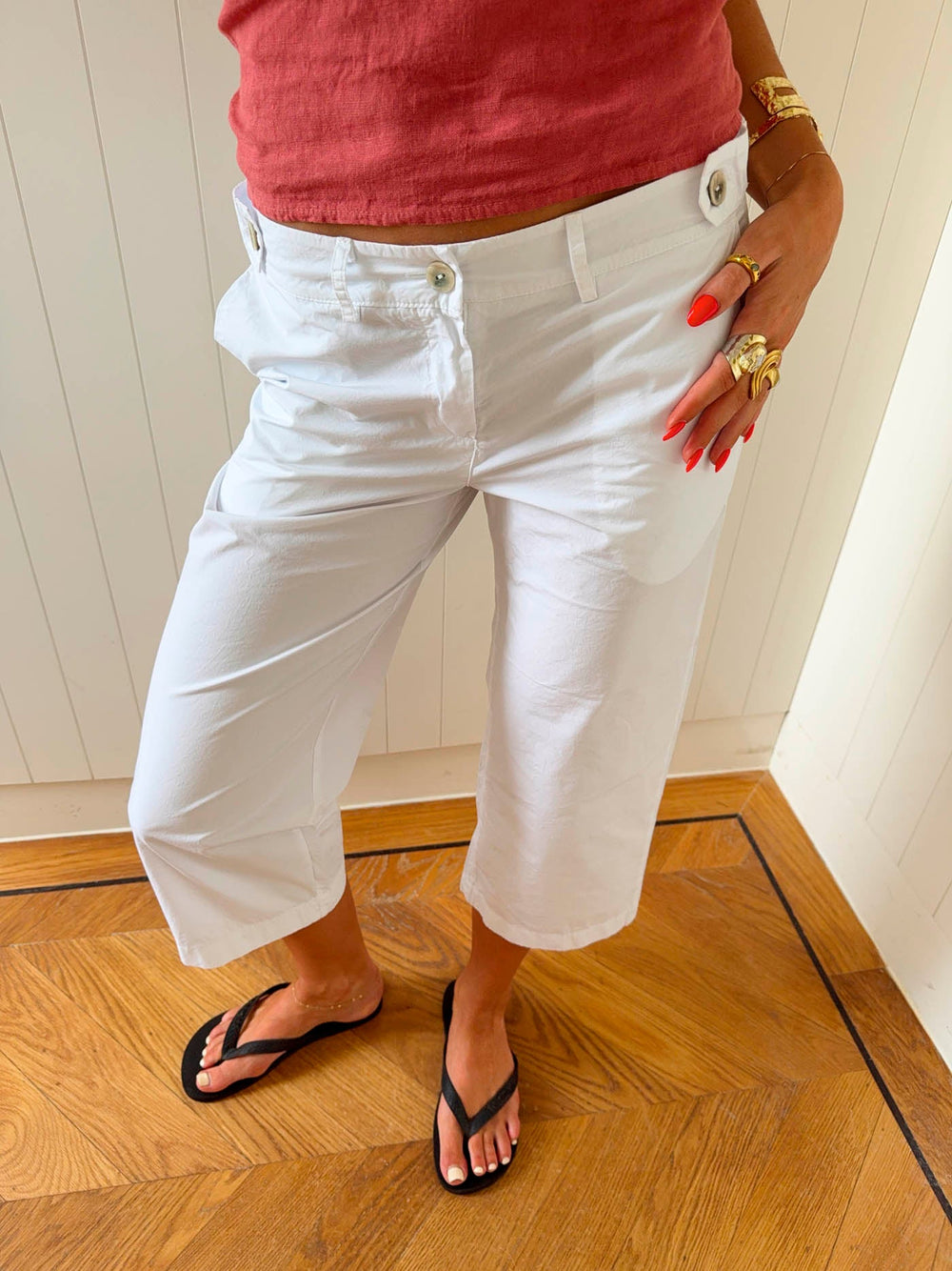 Scandivv capris - White