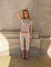 Marolina capris - Multicolored stripes