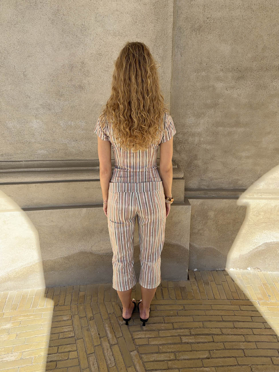 Marolina capris - Multicolored stripes