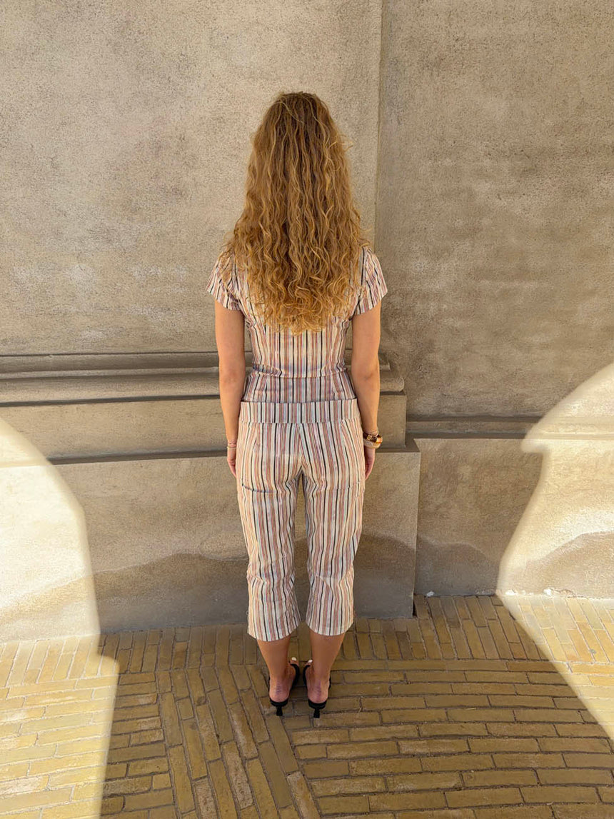Marolina capris - Multicolored stripes