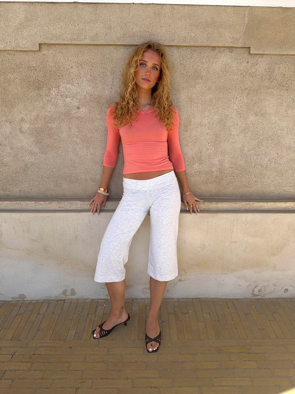 Milo capri shorts - Grey