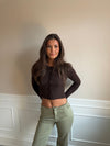 Lyda cardigan - Brown