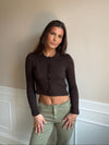 Lyda cardigan - Brown