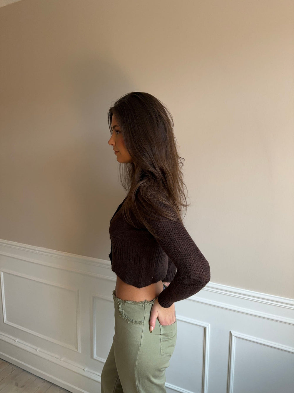 Lyda cardigan - Brown