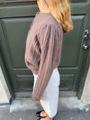 Grace knit cardigan - Brown