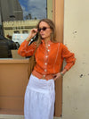 Malin Tomkins cardigan with details - Orange