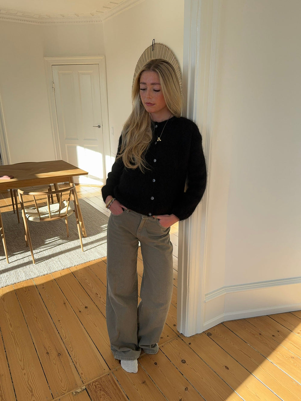 Jamilla mohair cardigan - Black