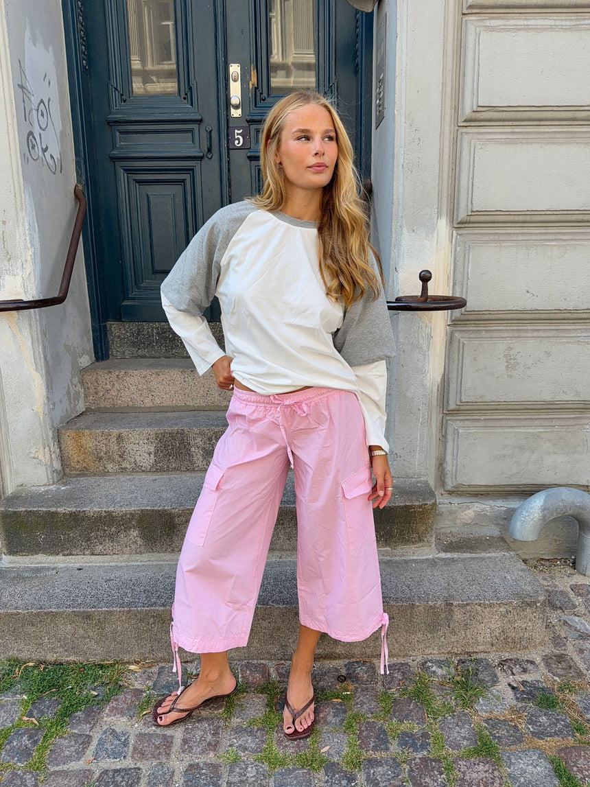 Tammy cargo bermuda shorts - Light pink