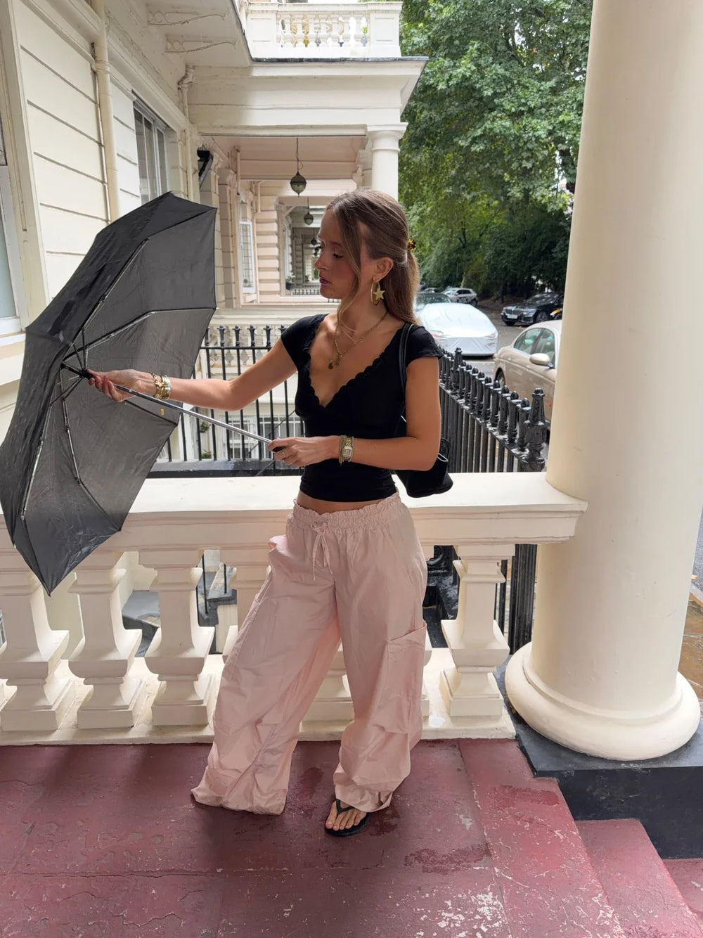 Malin Tomkins cargo pants - Light pink