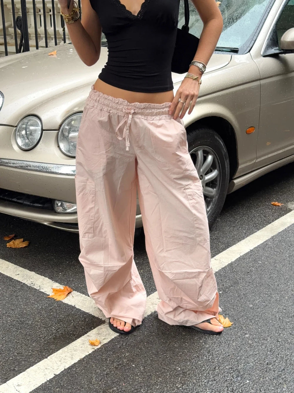 Malin Tomkins cargo pants - Light pink