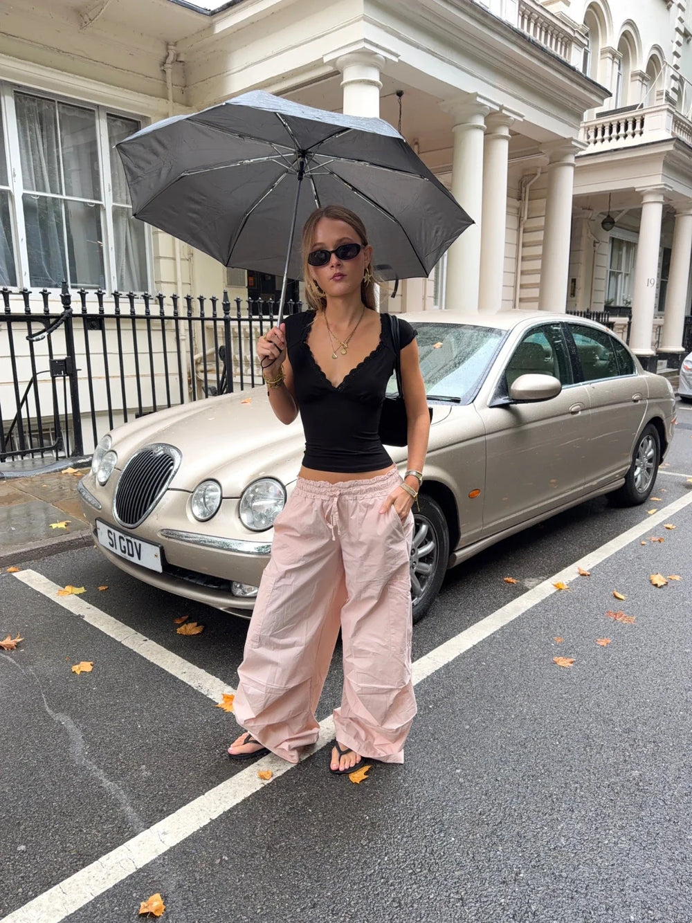 Malin Tomkins cargo pants - Light pink