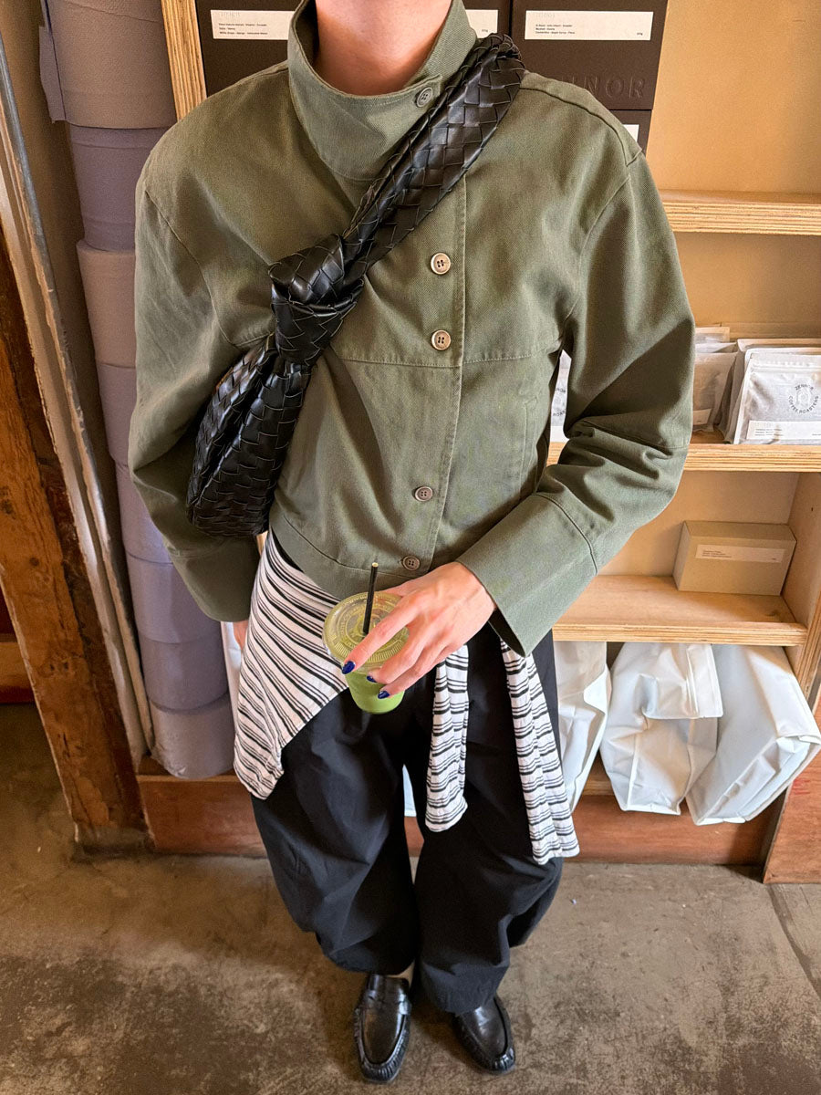 Sophy cargo jacket - Dark green