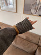 Lykke chunky bracelet - Dark caramel