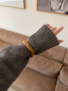 Lykke chunky bracelet - Dark caramel