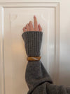 Lykke chunky bracelet - Dark caramel