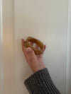 Lykke chunky bracelet - Dark caramel
