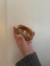 Lykke chunky bracelet - Dark caramel