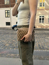 Crocheted clutch – Light beige