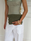Crochet clutch - Green