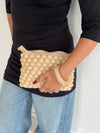 Chrochet clutch - Cream