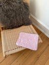 Honey computer sleeve - White with pink/blue flowers