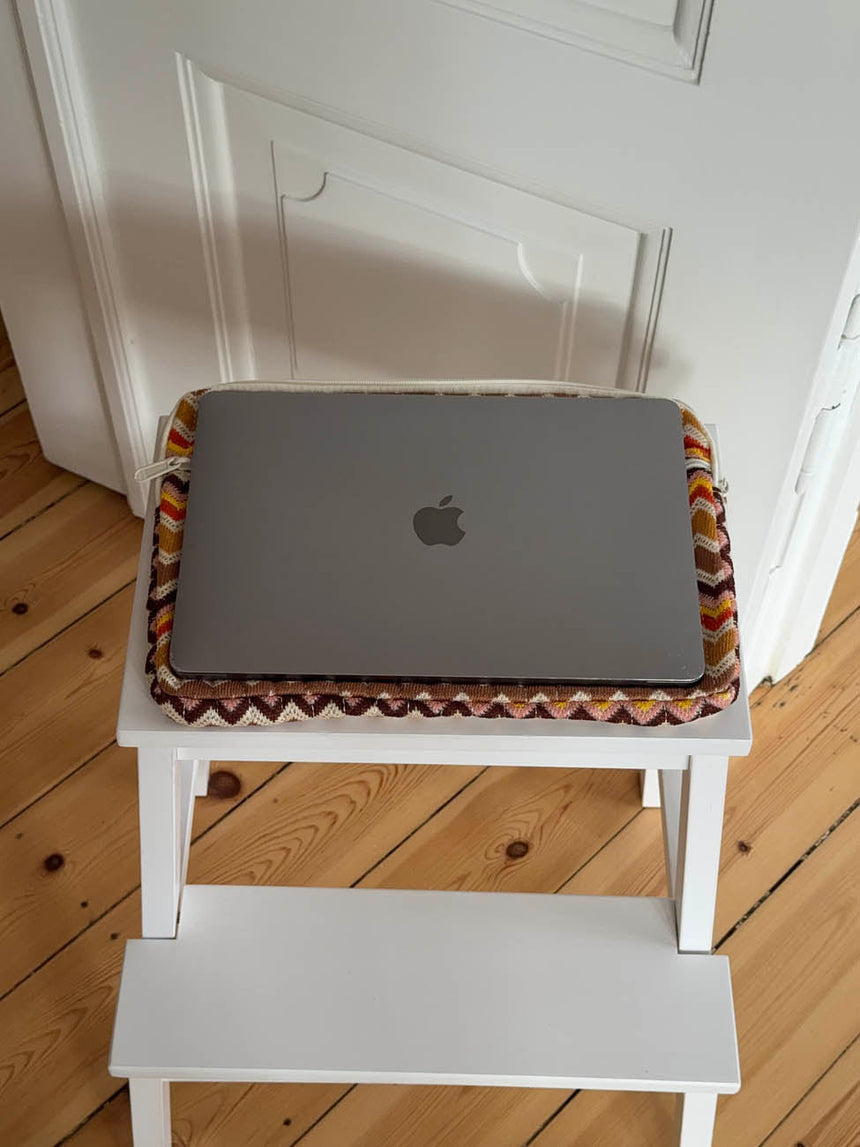 Honey computer sleeve with pattern - Multicoloured