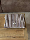 Honey computer sleeve with stripes - Beige/brown