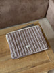 Honey computer sleeve with stripes - Beige/brown