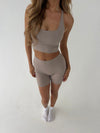 Crossback bra - Ash