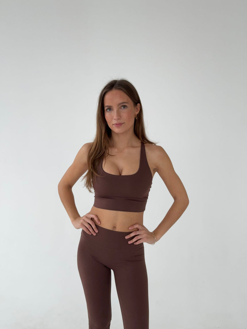 Crossback bra - Espresso
