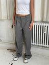 Lisette oversized suit pants - Grey