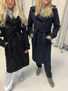 Ginalli coat long - navy