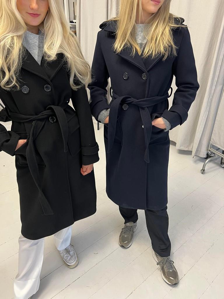 Ginalli coat long - navy