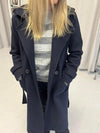 Ginalli coat long - navy