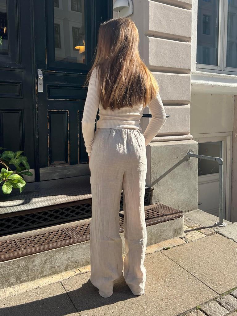 Signe linen pants - beige