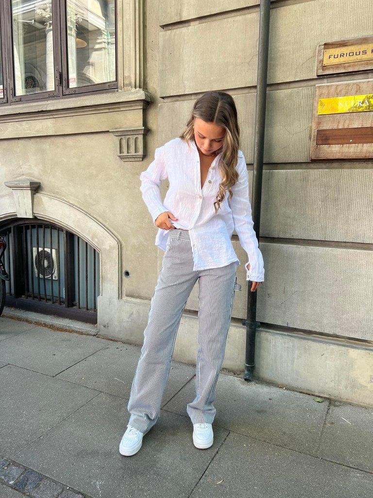 Lovisa linen shirt - white