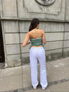 Matilde W linen pants