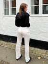 Lona low waist satin pants - White