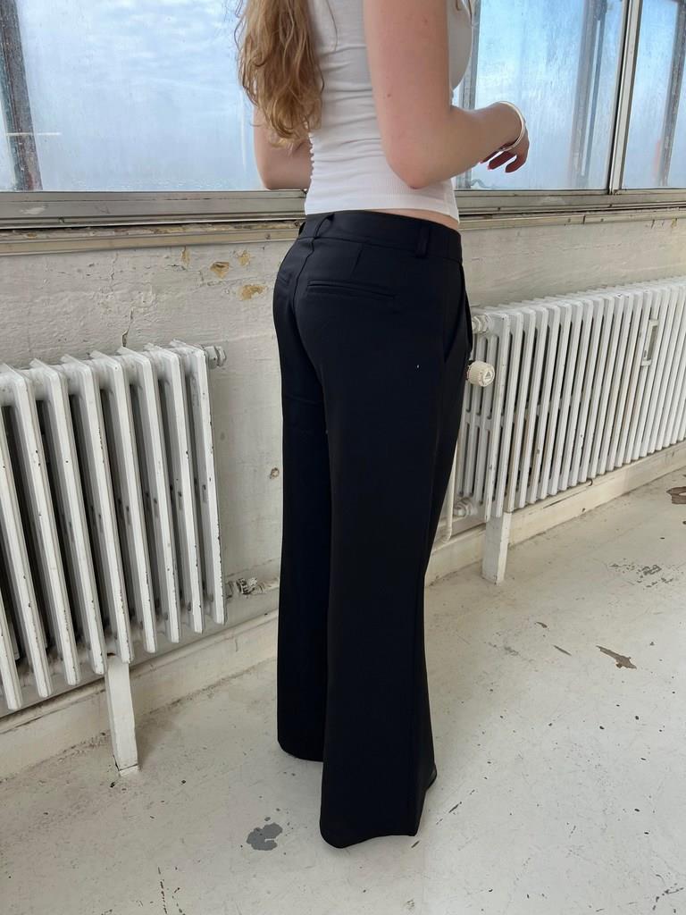Anna Olympia wide leg suit pants - Black