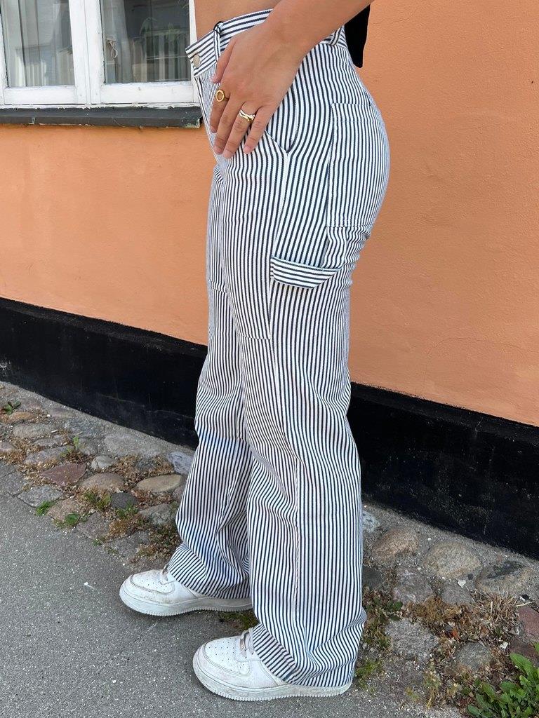 Emma striped pants - blue