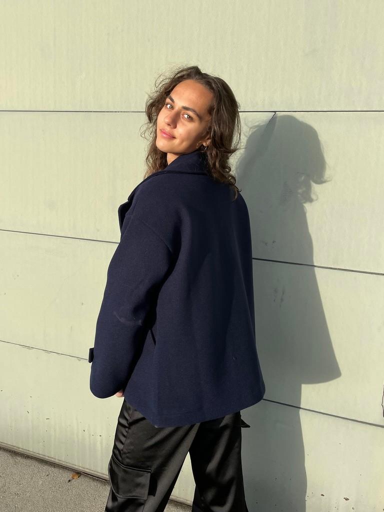 Ginalli coat - Navy original