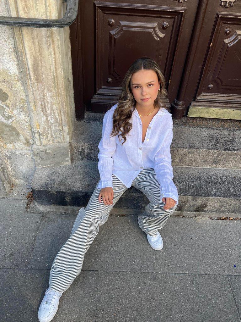 Lovisa linen shirt - white