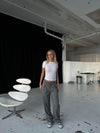 Lisette oversized suit pants - Grey