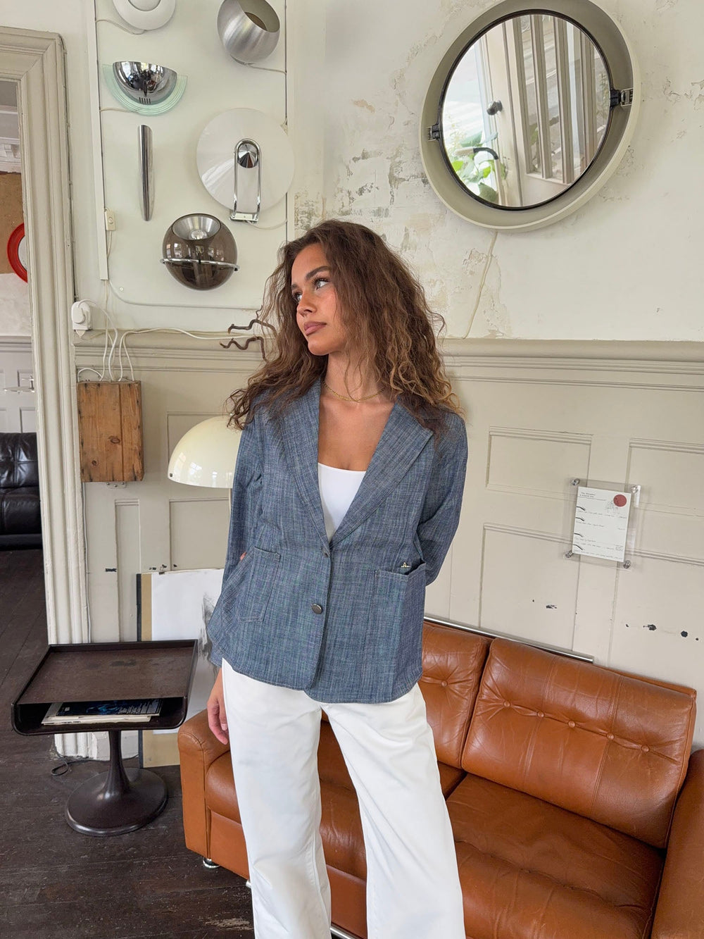 Annie denim blazer - Blue