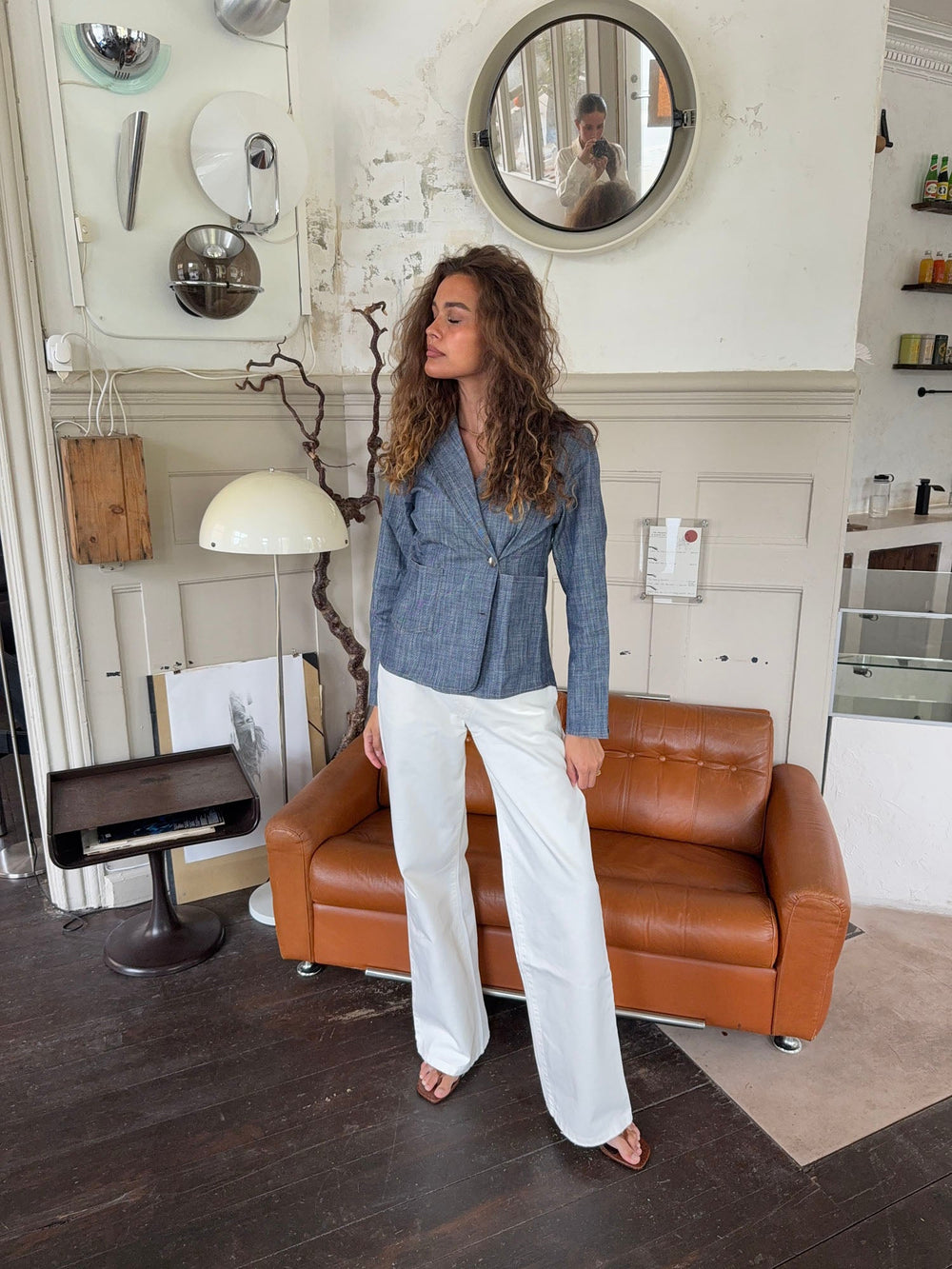 Annie denim blazer - Blue